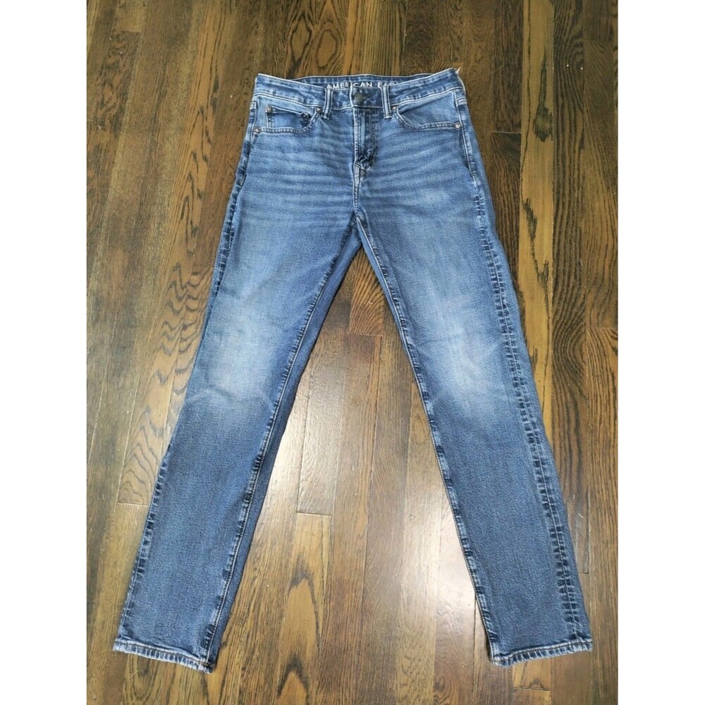 American Eagle Airflex Athletic Fit Jeans Men's 29x30 Blue Medium Wash EUC Denim